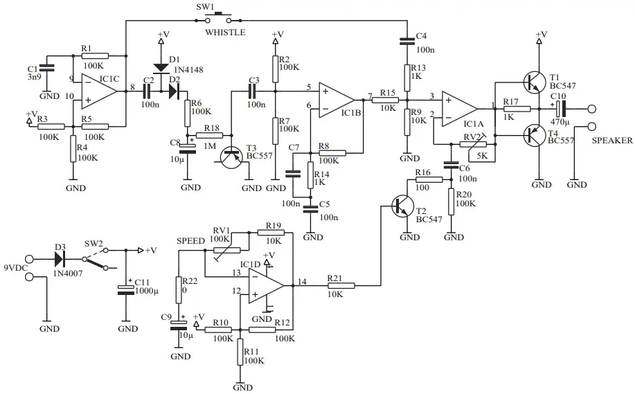 velleman WSAH134 Minikit Steam Engine Sound Generator A14
