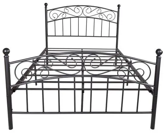 HOMEDEPOT-EC-314-2-Vintage-Style-Metal-Frame-Platform-Bed-PRO