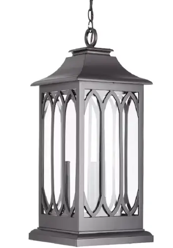 Signature Hardware 440636 Stonehouse 3-Light 25.4-in Smooth Bronze Outdoor Wall Light -PRODUCT-IMAGE