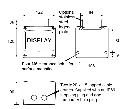BEKA BA364G Counters, Intrinsically safe 4