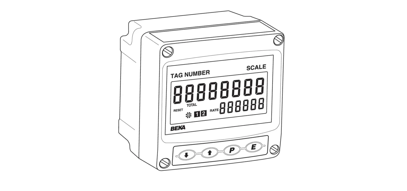 Beka Ba364g Counters, Intrinsically Safe Instruction Manual