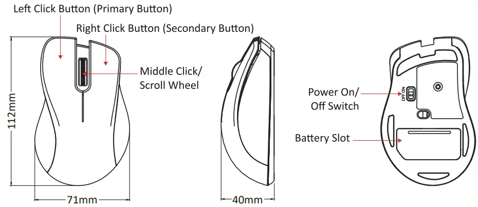 perixx-PERIMICE-621-Wireless-Ergonomic-Mouse-fig 1