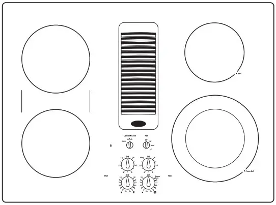GE Profile PP9830DR Series 30 Inch Downdraft Electric Cooktop - FEATURES AND BENEFITS 1