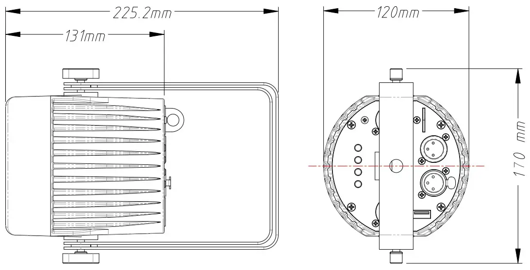 EUROLITE PST-40 QCL DMX LED Pinspot - fig 11