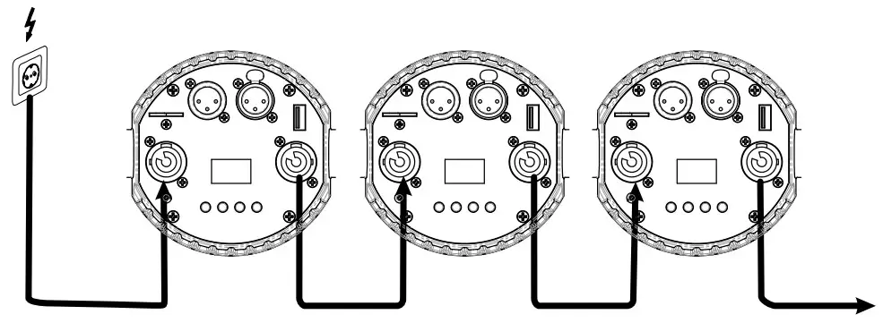EUROLITE PST-40 QCL DMX LED Pinspot - fig 8