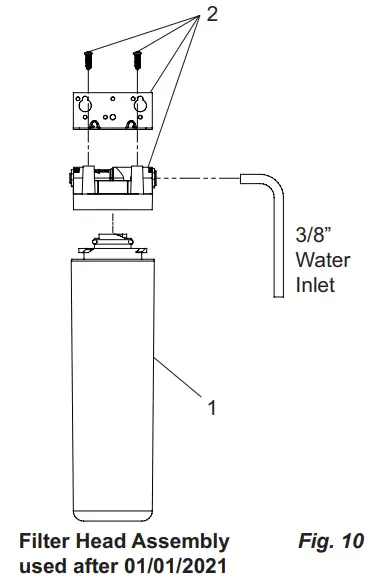 ELKAY EZWS-ERPBM28K SwirlFlo Integral Bottle Filling Station - Fig. 10