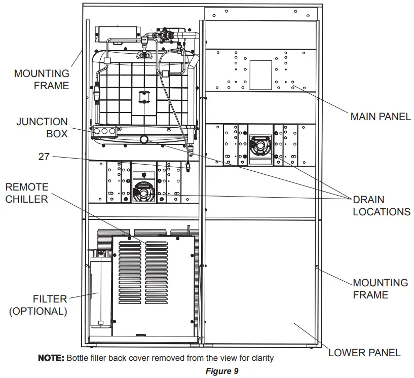 ELKAY EZWS-ERPBM28K SwirlFlo Integral Bottle Filling Station - Figure 9