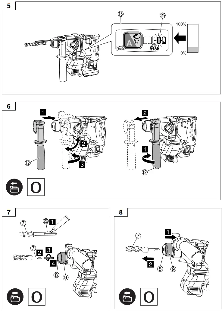 HiKOKI DH 12DD Cordless Hammer Drill - 2