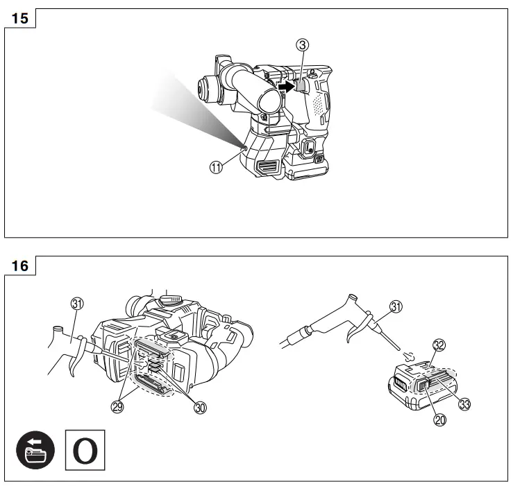 HiKOKI DH 12DD Cordless Hammer Drill - fig 4