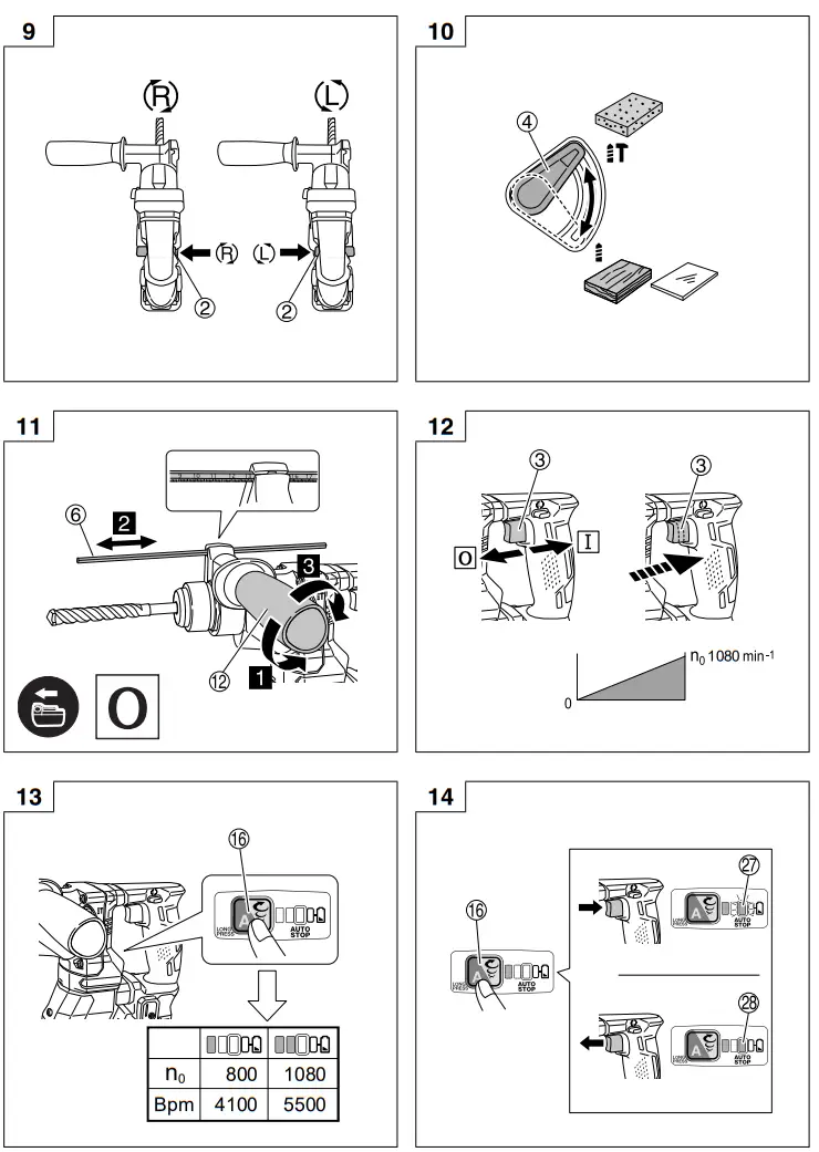 HiKOKI DH 12DD Cordless Hammer Drill - fig