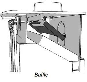 BFM Europe PLXMF Luxima Multi Fuel Stove Instruction Manual - Baffle