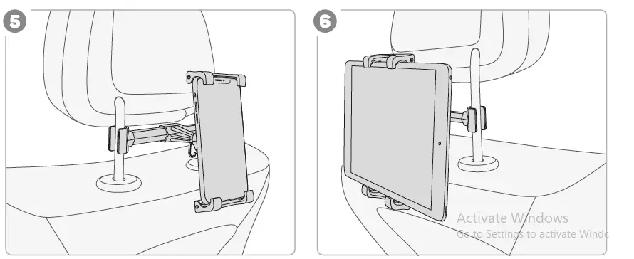connect IT-CMC-7010-BK-Universal-Tablet-Headrest-Car-Holder-fig-2