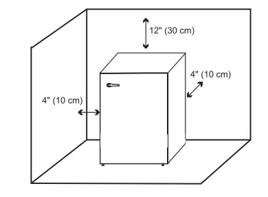 ConServ RCFR-325 Retro Convertible Freezer-Refrigerator - Diagram