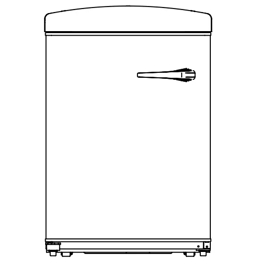 ConServ RCFR-325 Retro Convertible Freezer-Refrigerator