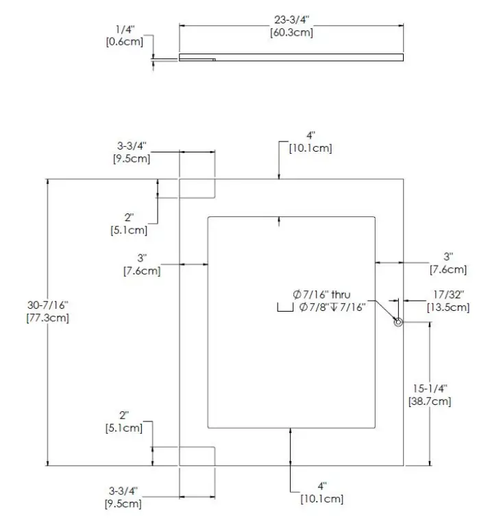 Integrated Panel Dimensions