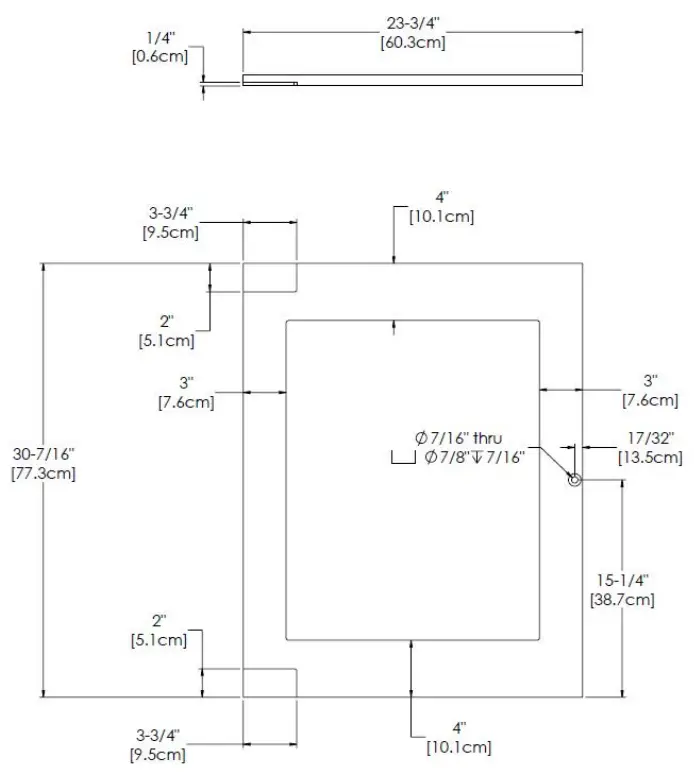 Integrated Panel Dimensions