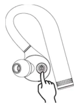 Wing Bass TWS Wireless Headset - Standby mode without connecting