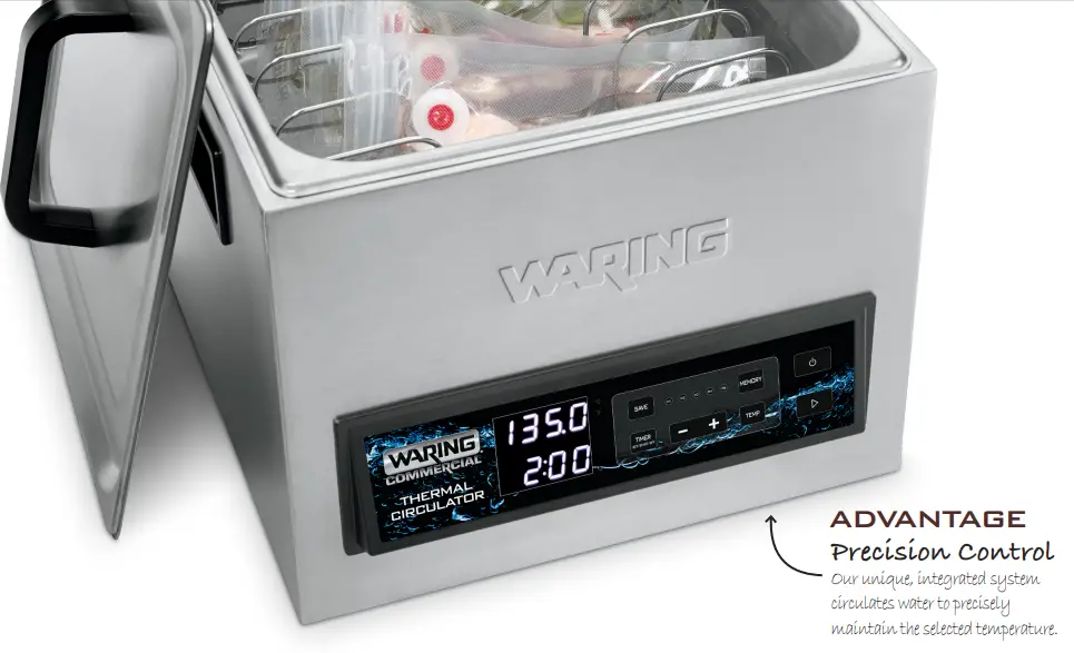 WARING COMMERCIAL 16L Sous Vide Stainless Steel Integrated Bath System - bath system