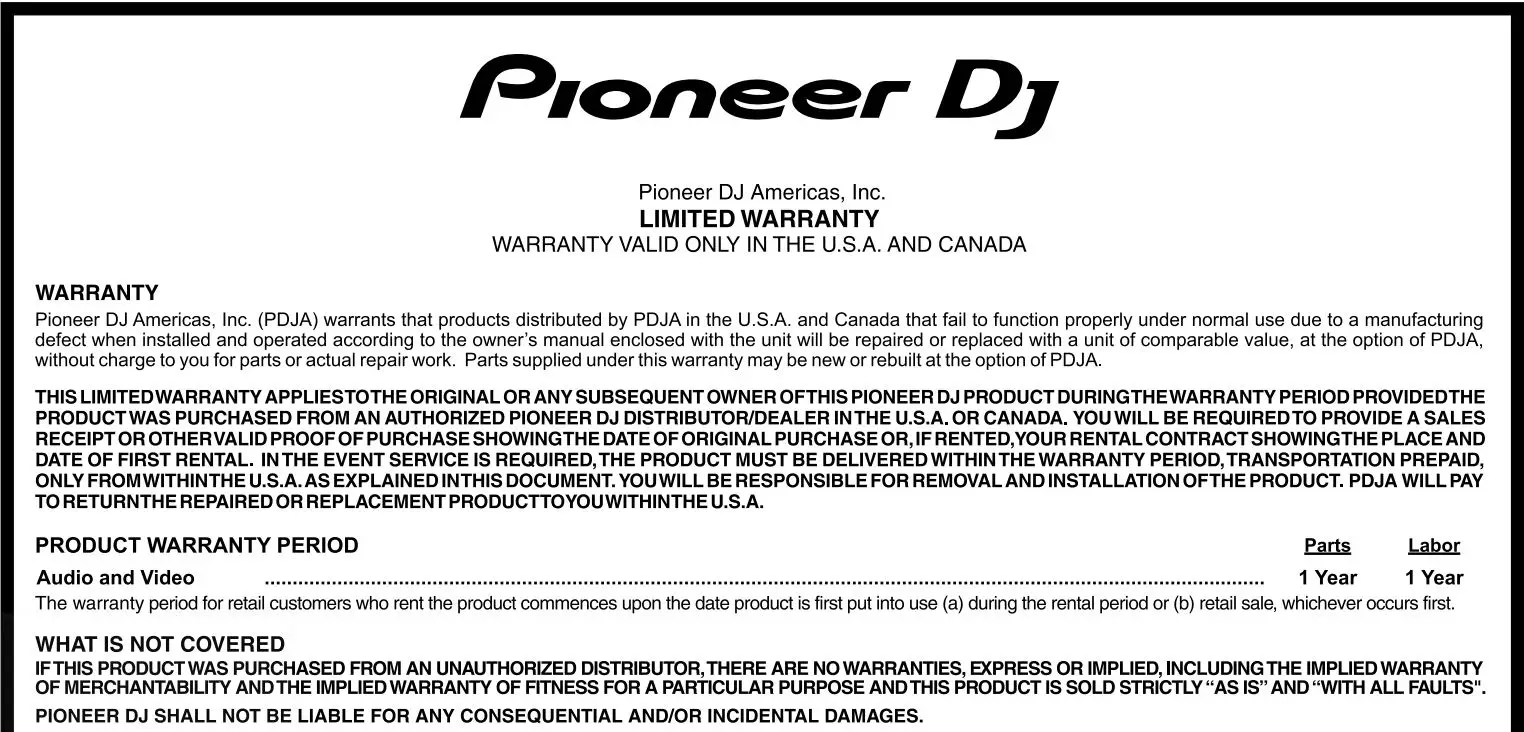 Pioneer DJ Controller DDJ-SB3 Instruction Manual - Pioneer DJ