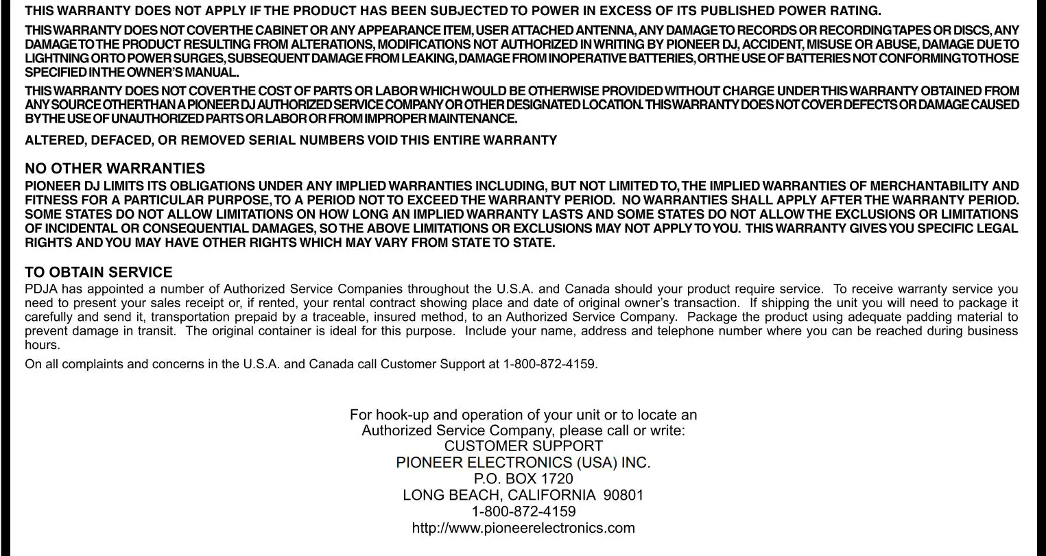 Pioneer DJ Controller DDJ-SB3 Instruction Manual - Pioneer DJ