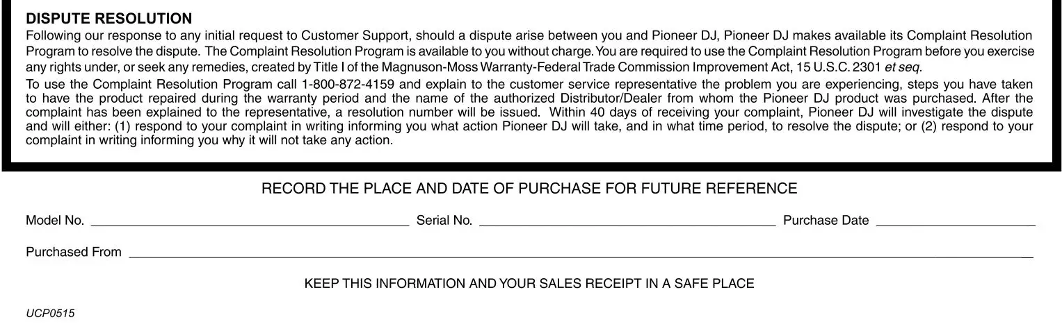 Pioneer DJ Controller DDJ-SB3 Instruction Manual - Pioneer DJ