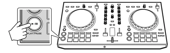 Pioneer DJ Controller DDJ-SB3 Instruction Manual - Press the button to play the track