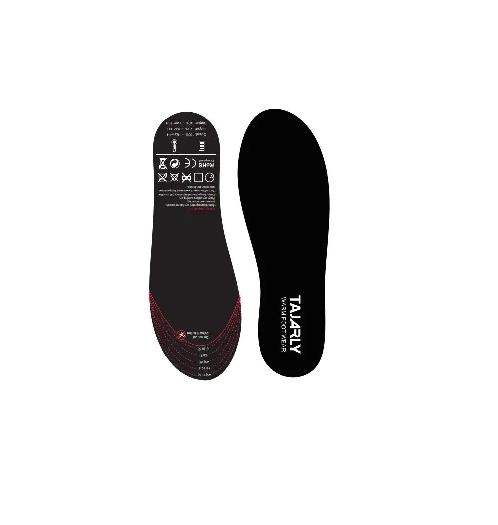Tajarly Rechargeable Electric Insoles For Women Men Instructions