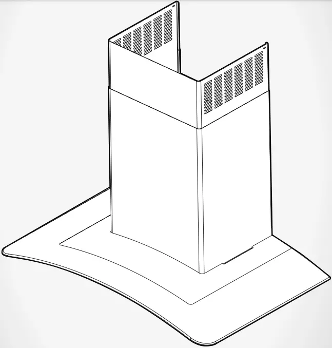 elica EPT430S3 Comfort Series Potenza Chimney Hood