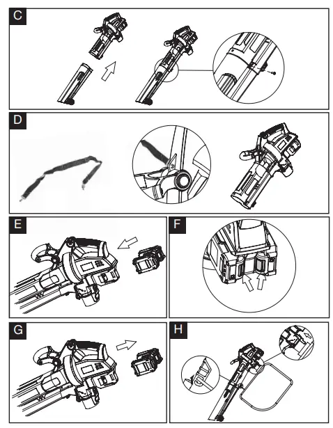 YARD FORCE LB C20W 40V Cordless Blower- 2