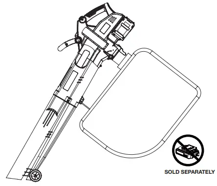 YARD FORCE LB C20W 40V Cordless Blower- VACUUM