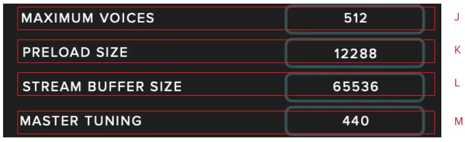SPITFIRE AUDIO DARKSTAR Haunted House - PLUGIN SETTINGS