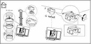 IKEA BEMOTA Wall Mounted Extractor Hood - FIG6