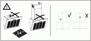 IKEA BEMOTA Wall Mounted Extractor Hood - FIG7