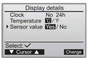 MITSUBISHI Lossnay Remote Controller PZ-62DR-E - Display details 1