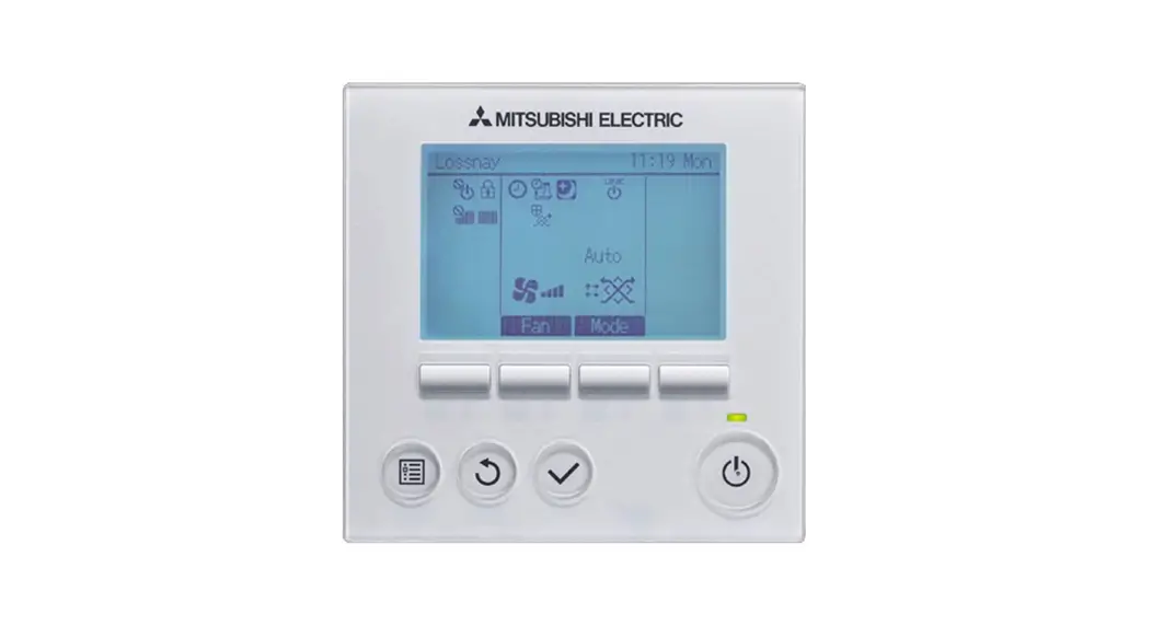Mitsubishi Lossnay Remote Controller Pz-62dr-e Instruction Manual