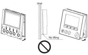 MITSUBISHI Lossnay Remote Controller PZ-62DR-E - Hook