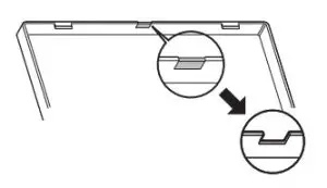 MITSUBISHI Lossnay Remote Controller PZ-62DR-E - access hole
