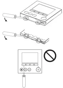 MITSUBISHI Lossnay Remote Controller PZ-62DR-E - front cover