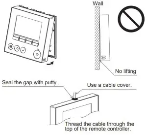 MITSUBISHI Lossnay Remote Controller PZ-62DR-E - front cover