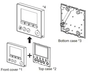 MITSUBISHI Lossnay Remote Controller PZ-62DR-E - parts