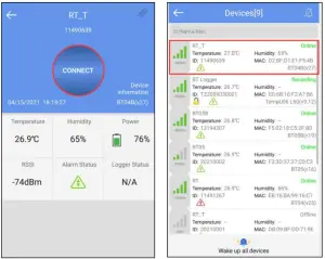 TZONE TZ BT04 Logging Recording Measuring Temperature Sensor - Registration2
