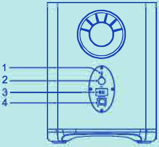 Rear View of Subwoofer