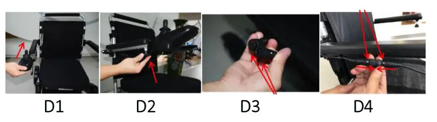 EZee Life CH4053 Fold Elite Electric Wheelchair fig10