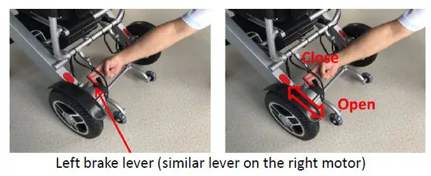EZee Life CH4053 Fold Elite Electric Wheelchair fig12