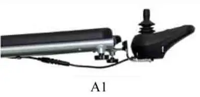 EZee Life CH4053 Fold Elite Electric Wheelchair fig5