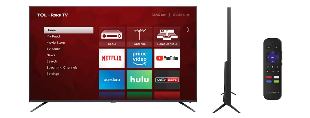 TCL’s 6-Series Combines Stunning 4K HDR Roku TV with remote Image