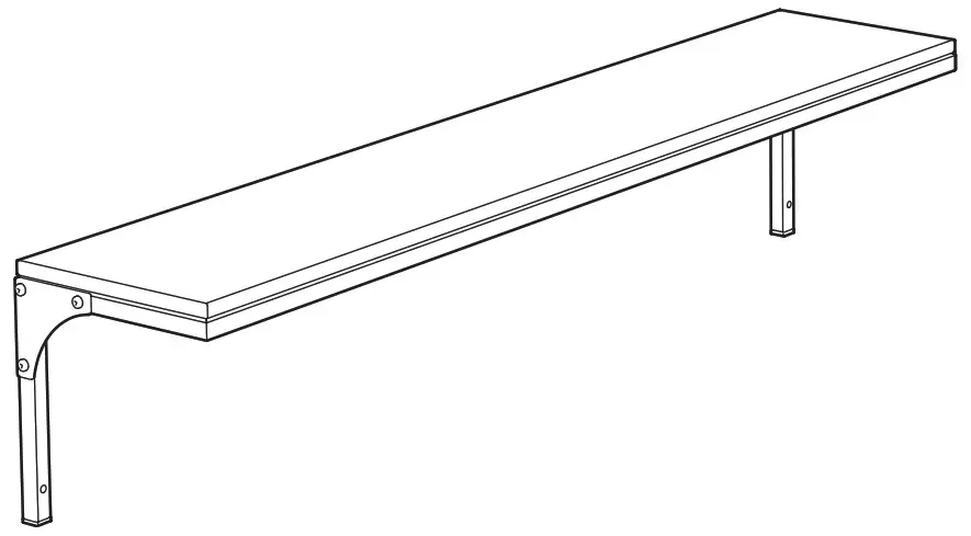 IKEA 80421247 FJÄLLBO Wall Shelf - Cover