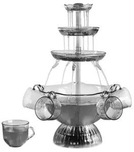 NOSTALGIA PF15CL Lighted Party Fountain- Party Fountain