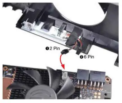 Nvidia EVGA GeForce GTX 1080 Ti - Connect LED wire and install shroud