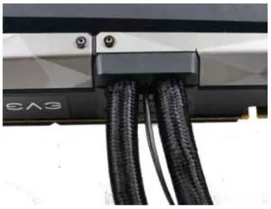 Nvidia EVGA GeForce GTX 1080 Ti - HYBRID radiator fan cable